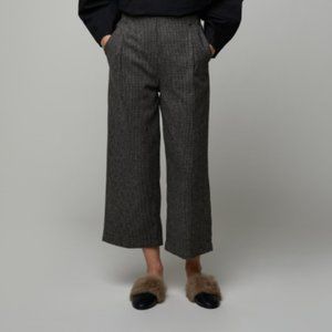 Oak + Fort Cropped Wide Leg Pants